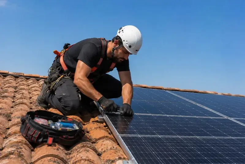 Maintenance et monitoring de panneaux solaires à la Chapelle-en-Vercors